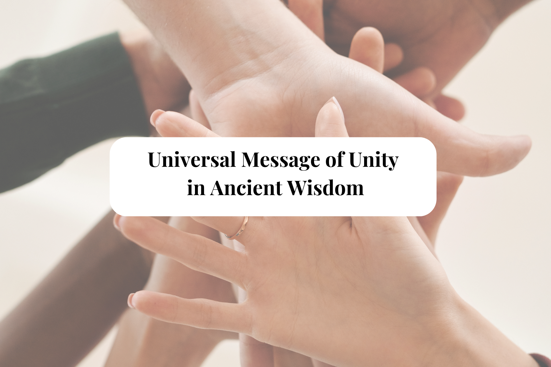 Parashat VaEtchanan<br>Beyond Borders: Unveiling the Universal Message of Unity in Ancient Wisdom