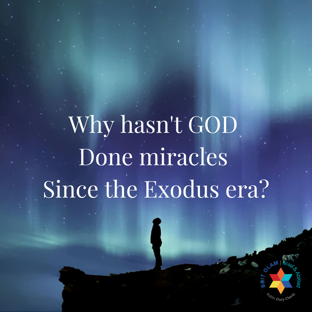 Does God need to do miracles every 40 years?!